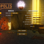 Main Menu options (video)