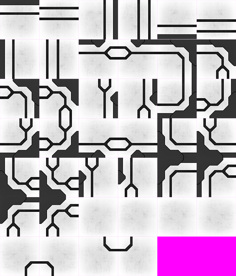 A tile sheet used for the game.