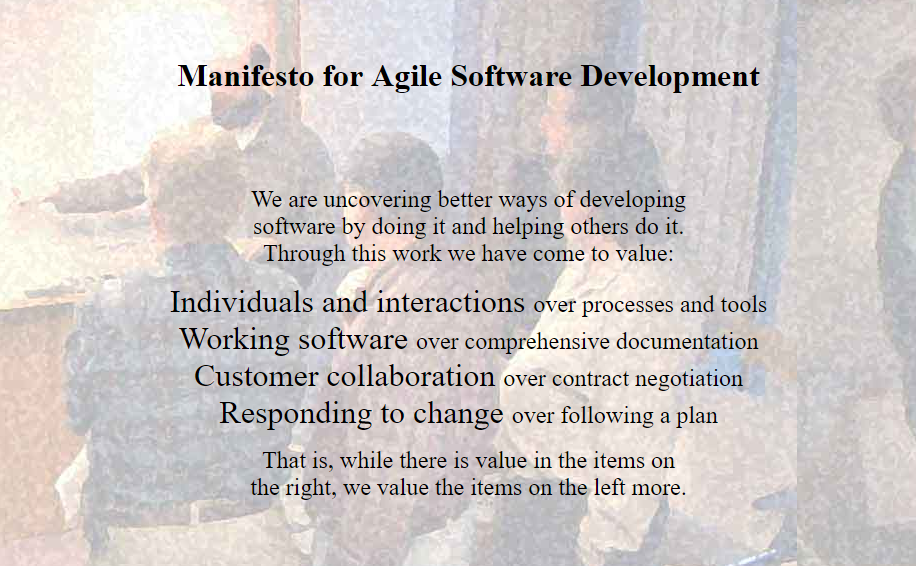 AgileManifesto