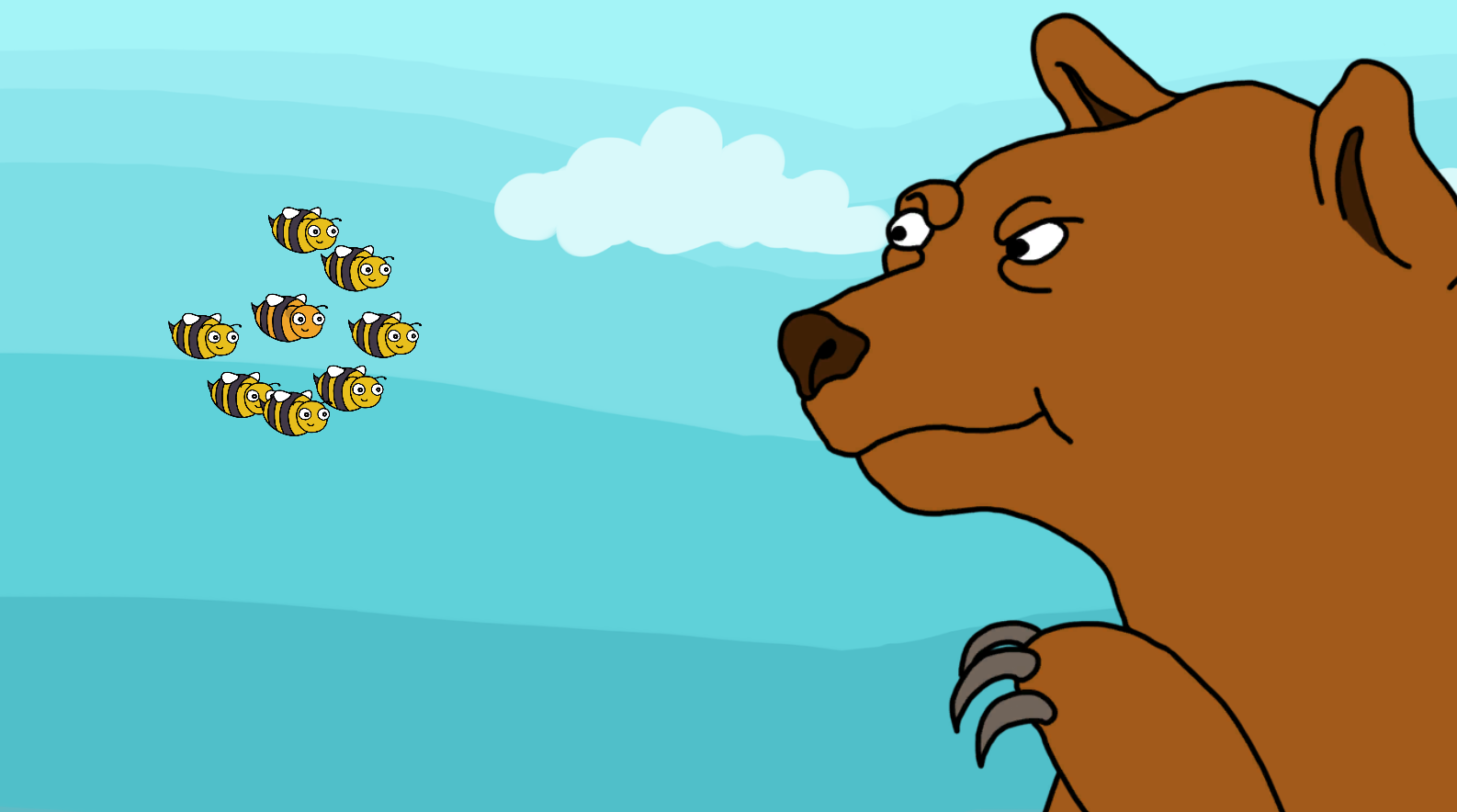 Picture bear boss in game