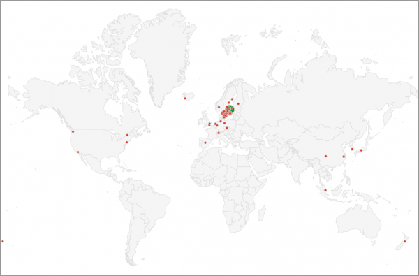 GAME Alumni around the world (map generated 180317)