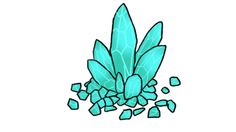 end of level crystal IV