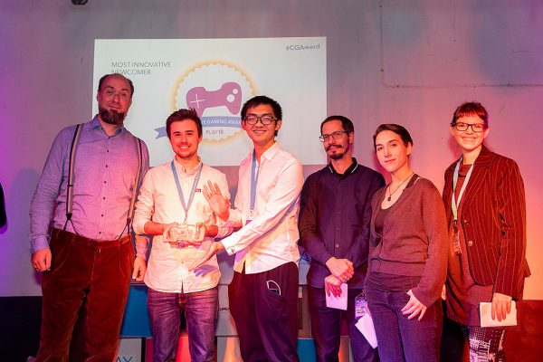Symbio brought home the the Most Creative Newcommer from PLAY18 - Creative Gaming Festival in Hamburg.