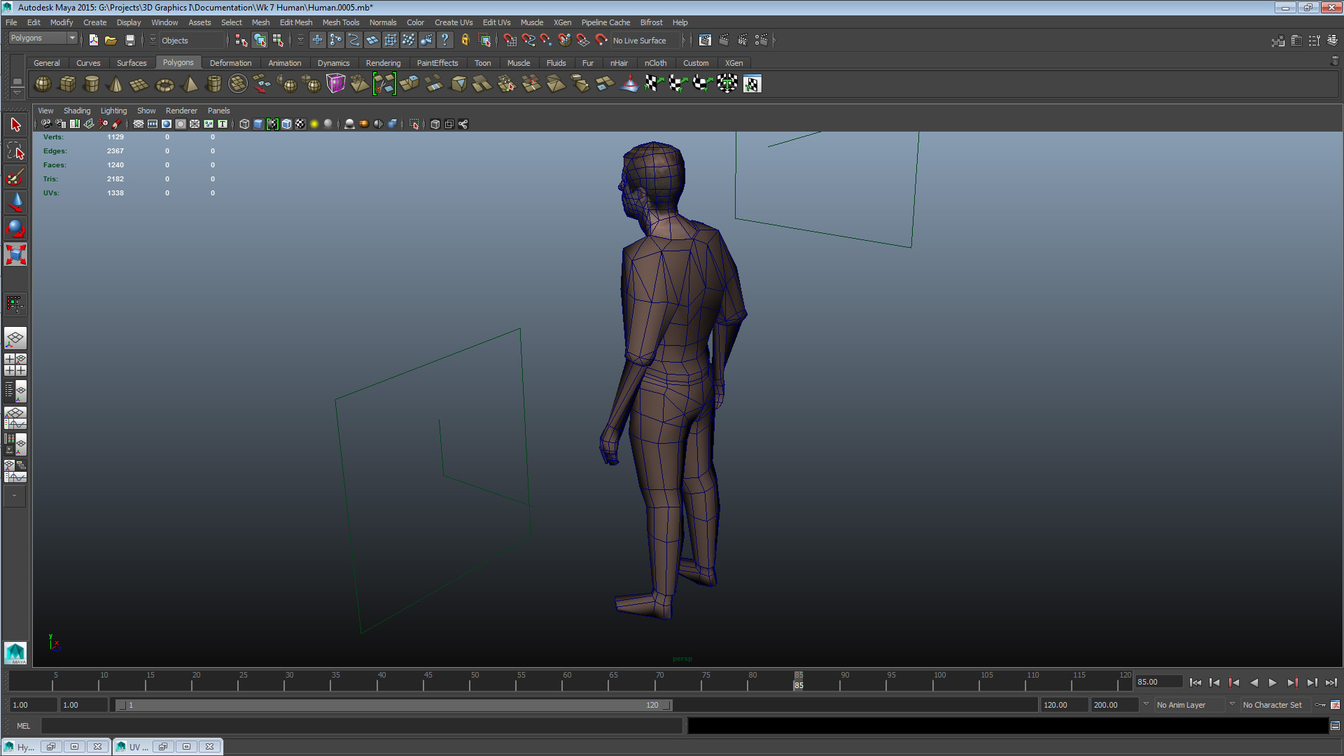 Wire-frame w/ Scan Head 2
