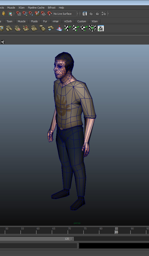 Wire-Frame w/ UV/Texture 2