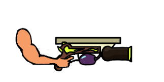 Arm and weapon - animation001