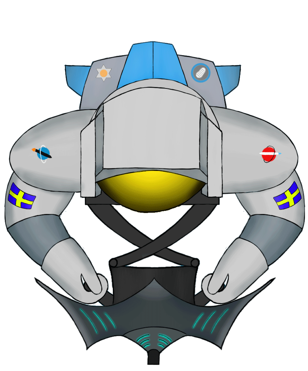 Astronaut-shoot-animation