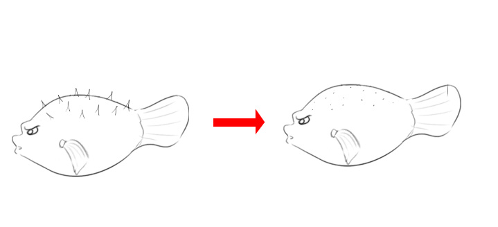 blowfish idle swim anim