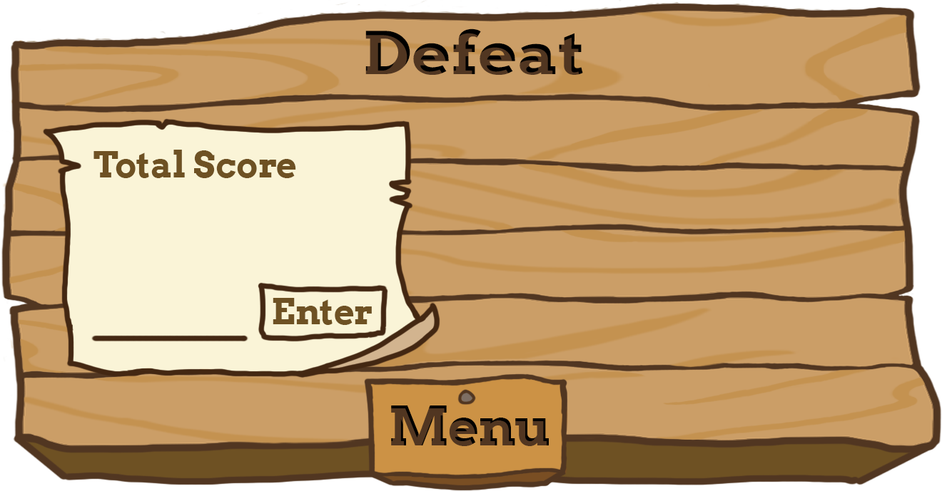 defeat screen