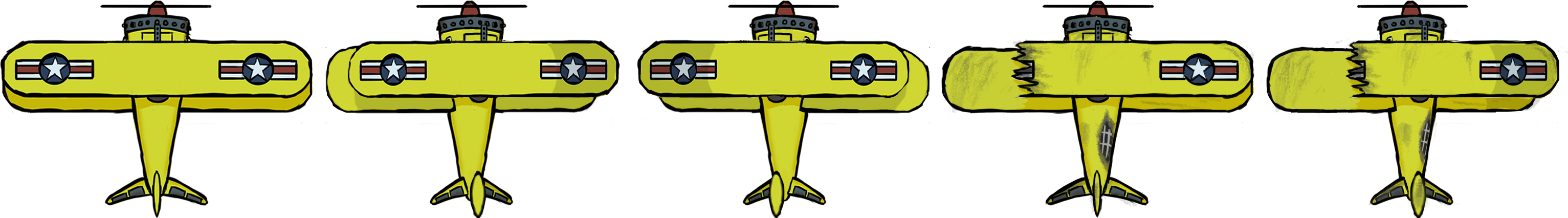 Fighter Plane Sprite Sheet Beta