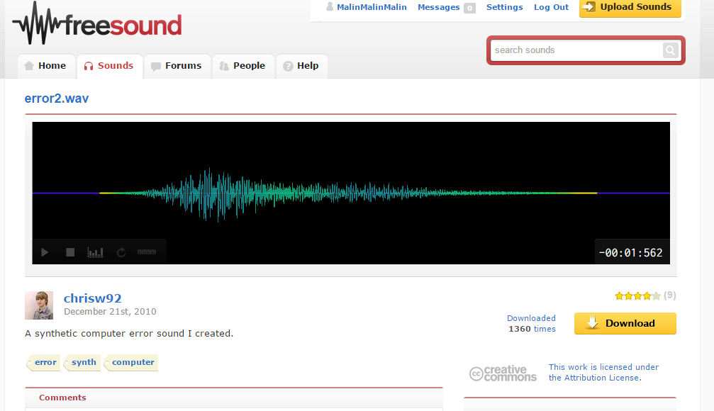 FREESOUND TILL BLOGG