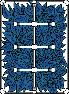 Plant Table - Blue (Large)