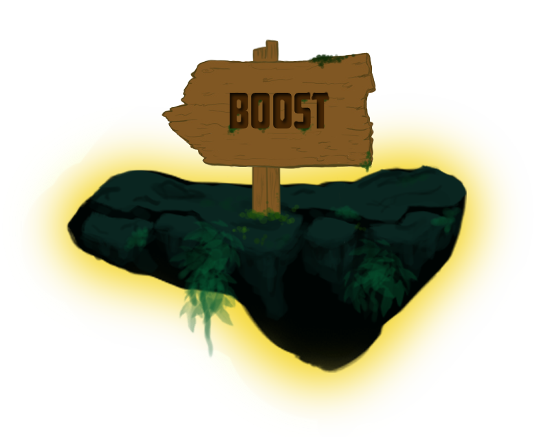 Platform,boost, glow