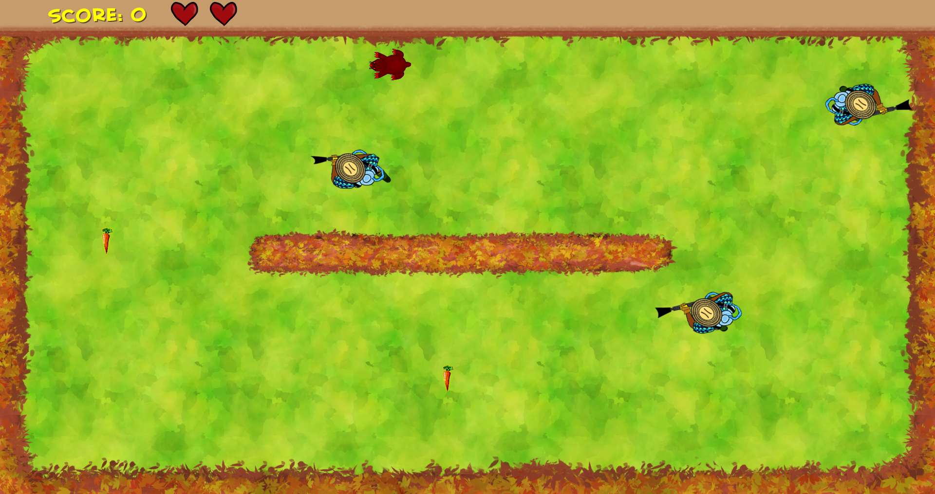 You just got hit, oof! Also check out some of our new fancy updated assets! 