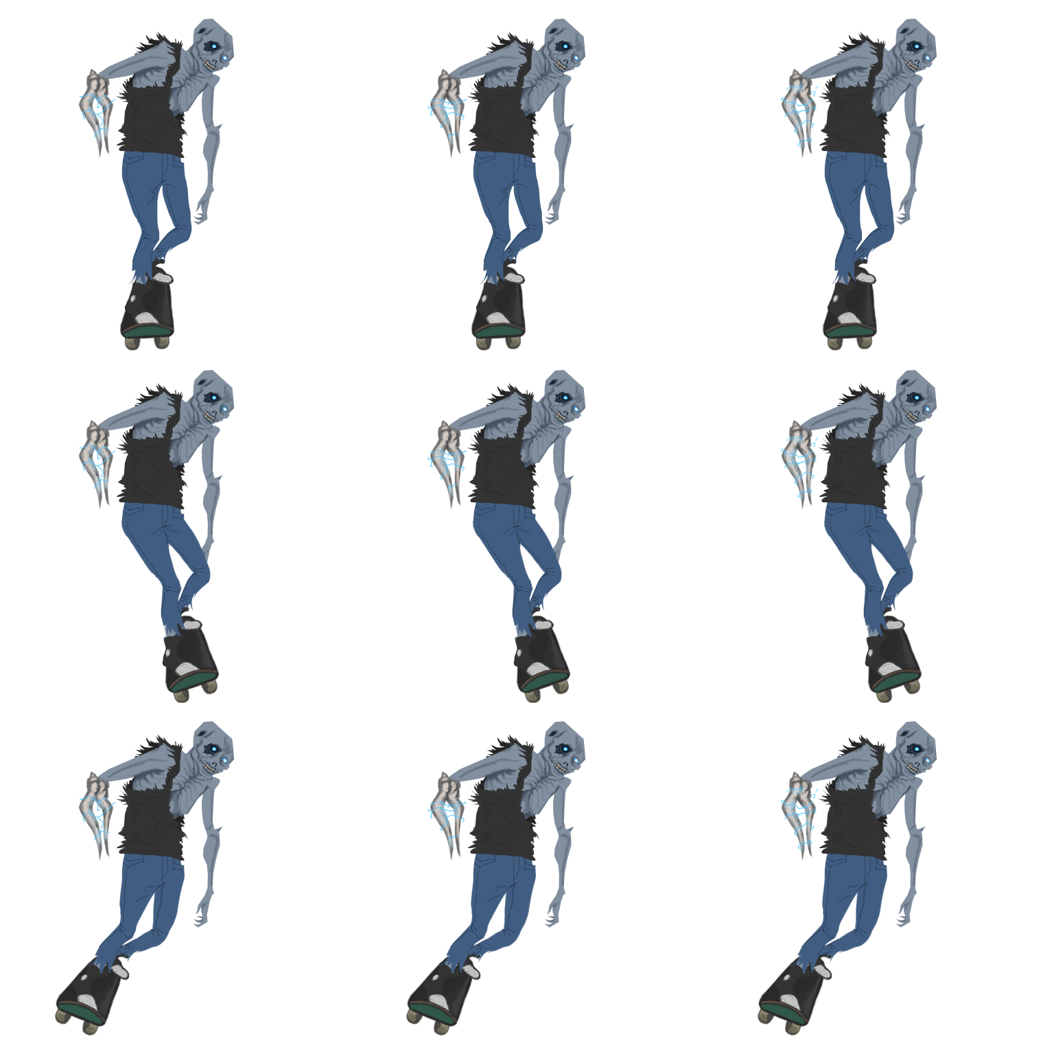 skate enemy spritesheet