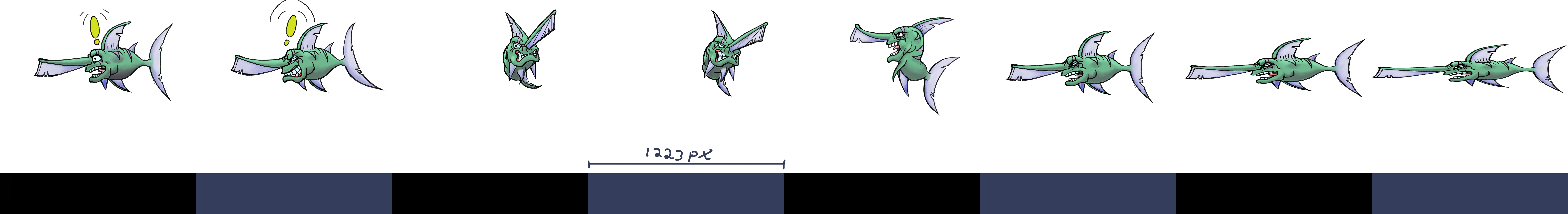 Swordfish Aligns + Charges sprites
